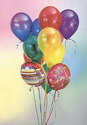  Ankara ubuk iek online iek siparii  19 adet karisik renkte uan balon buketi